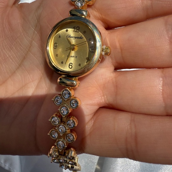 Panthere Vintage classy Gold Chain Bracelet Zircon/waterproof - Picture 8 of 14